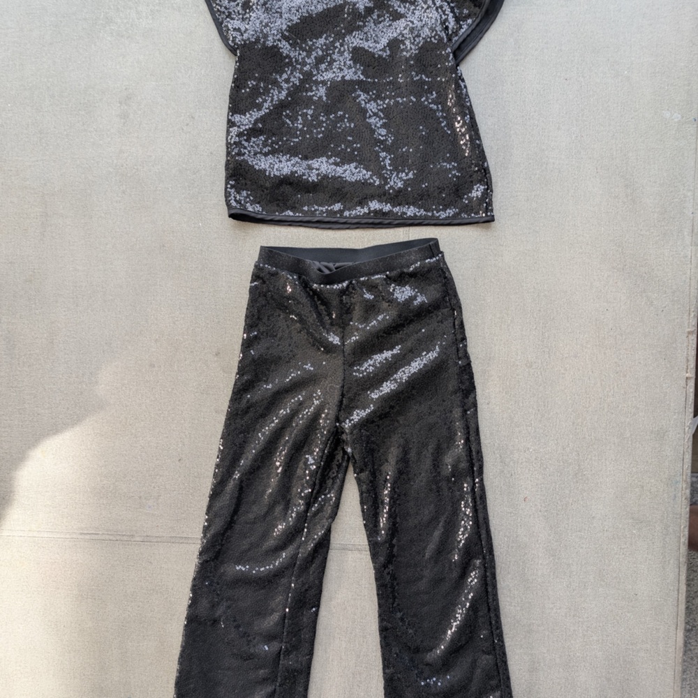 Sequin Black Women's Jumpsuit